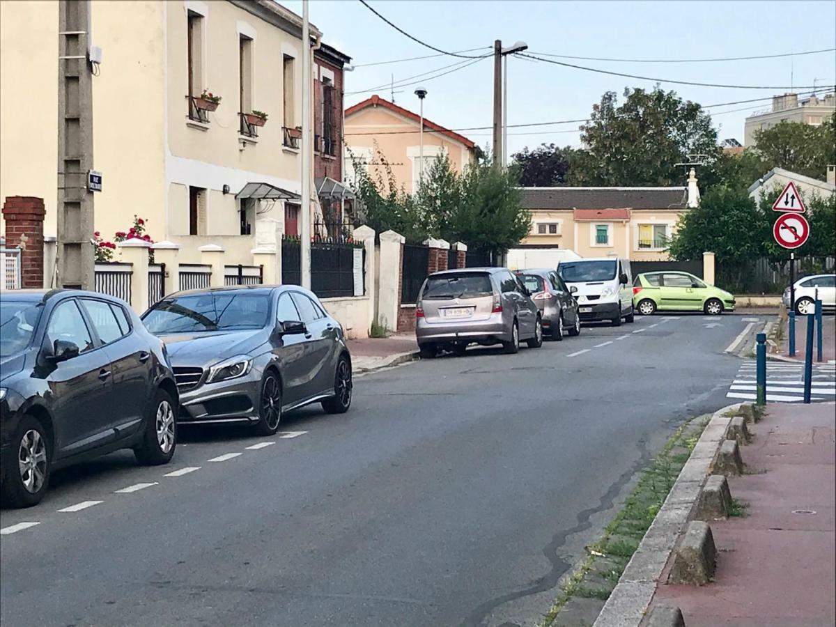 Grand F3 60M2 Pour 6 Personnes - Paris 19Eme - Stade De France - La Villette Aubervilliers Esterno foto